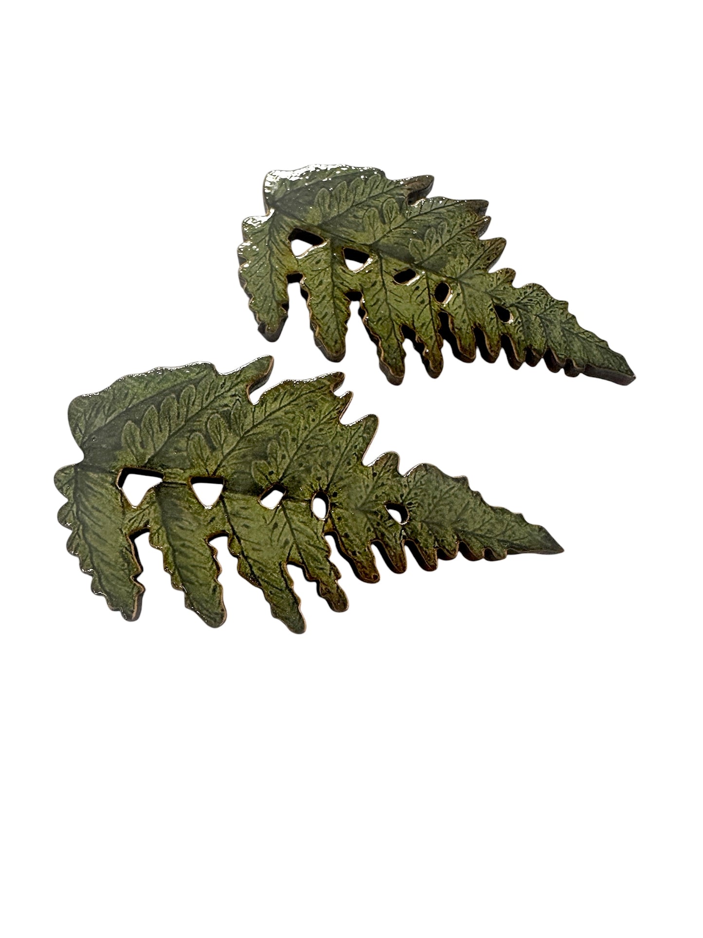 Fern brooch
