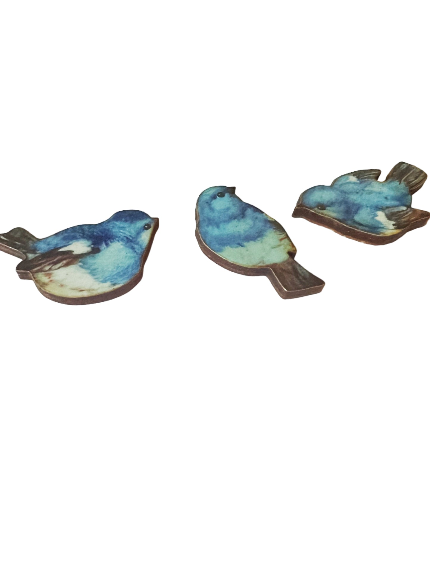 Blue bird pin OR necklace