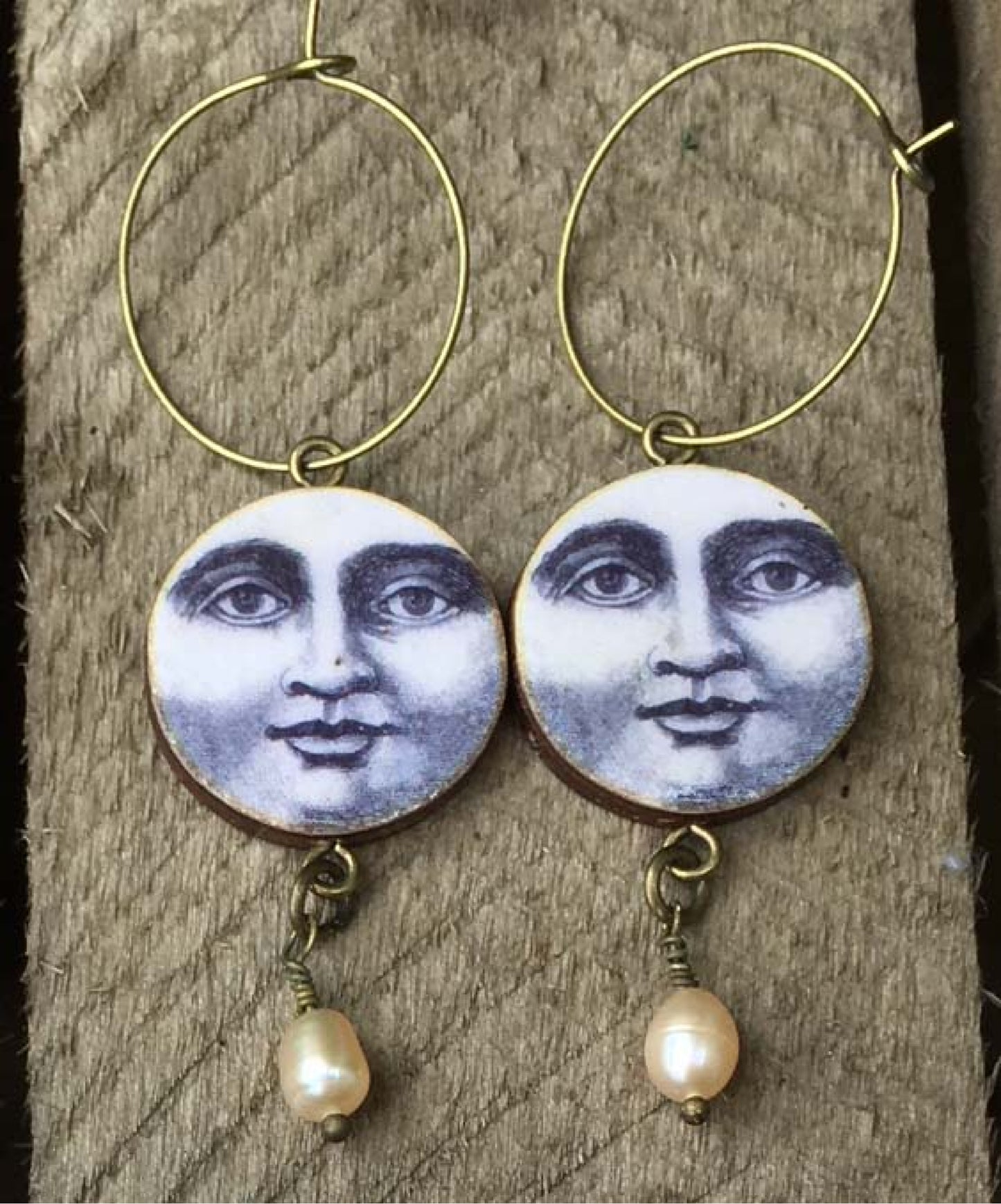 Moon earrings