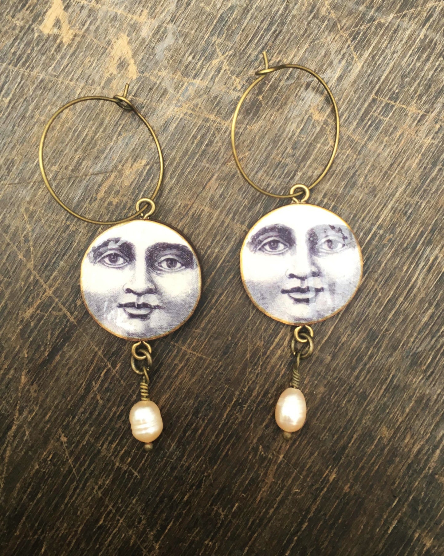 Moon earrings