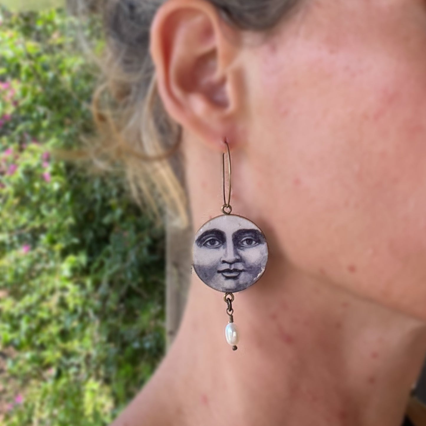 Moon earrings