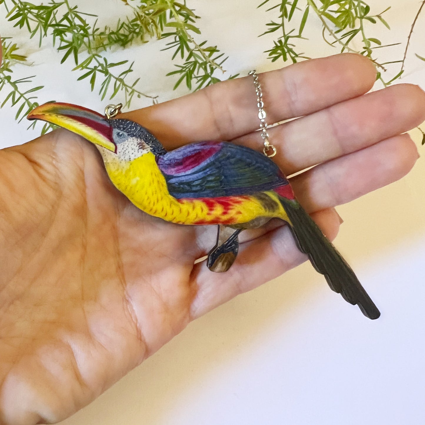 Toucan necklace