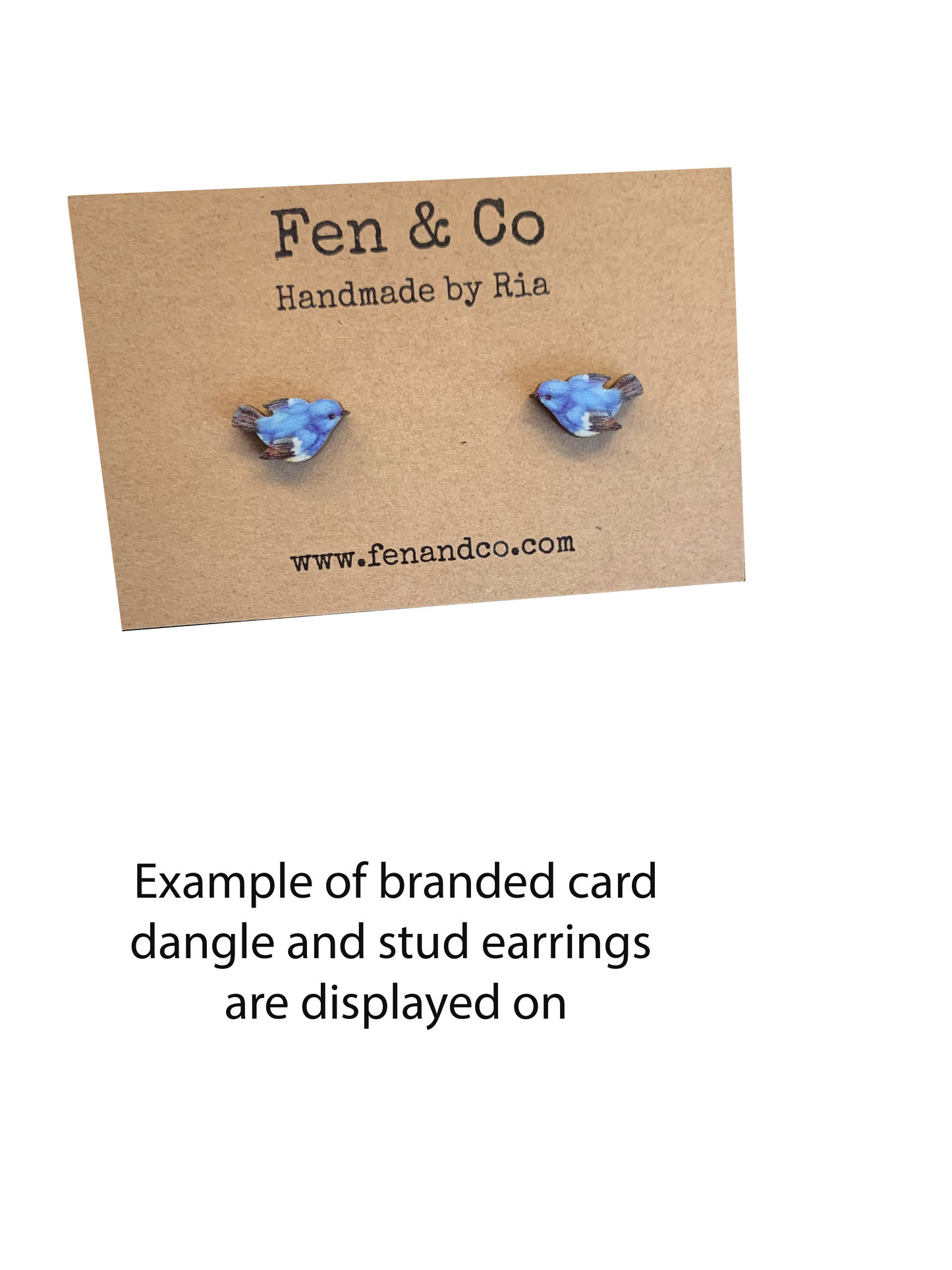 Tiny pigeon earrings