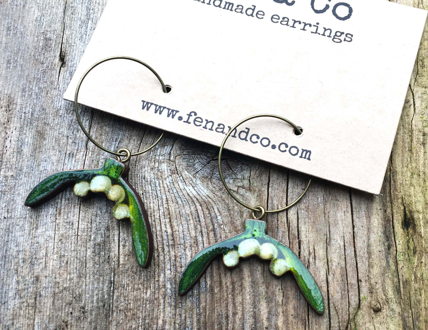 Poinsettia necklace and earrings