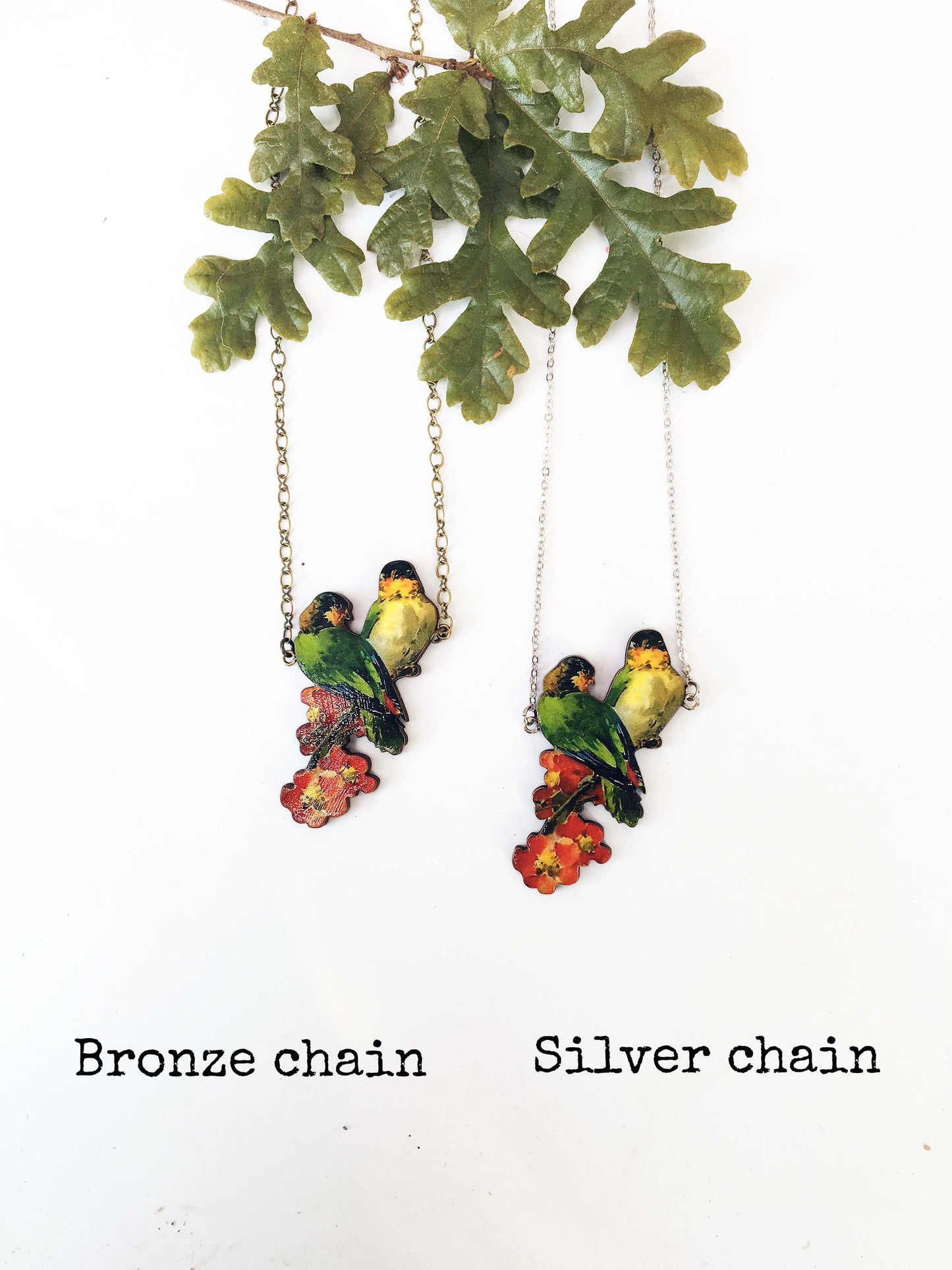 Fairy tale bird necklace