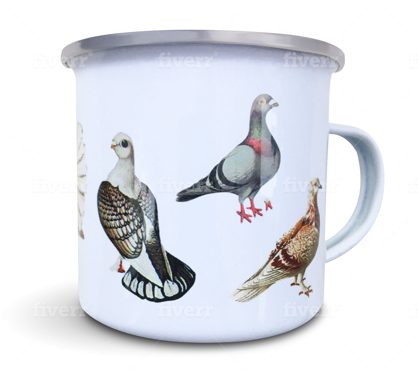 Carnivorous plant enamel mug