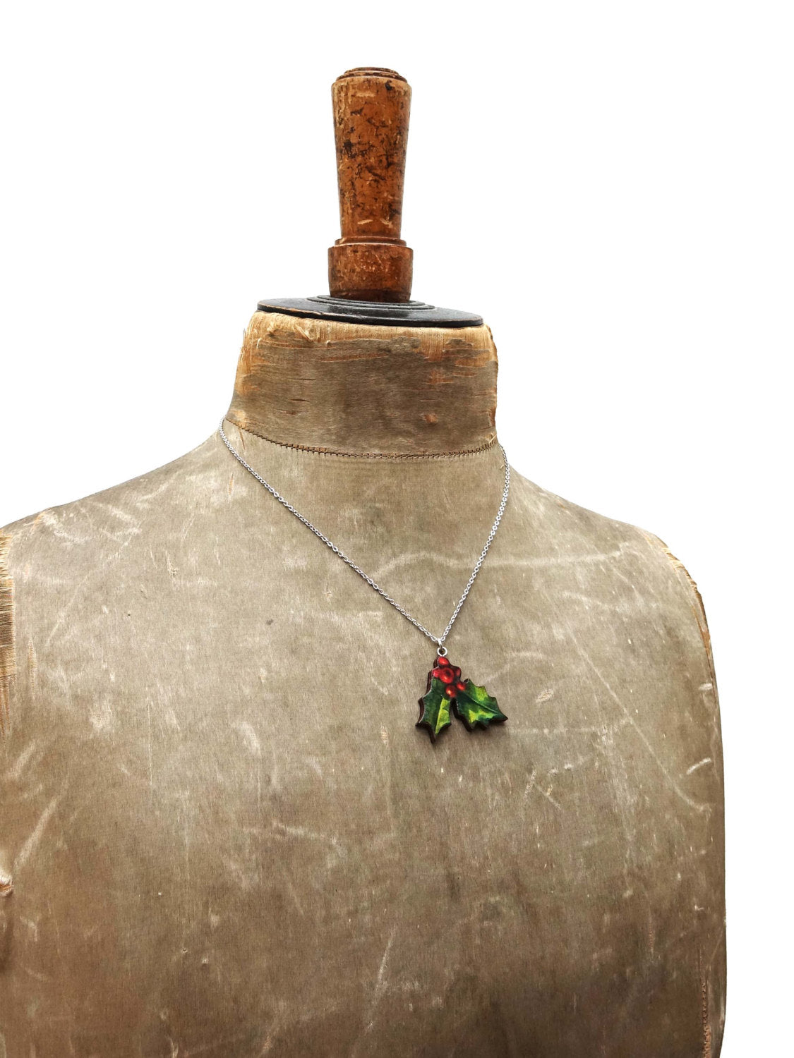 Holly earrings and necklace