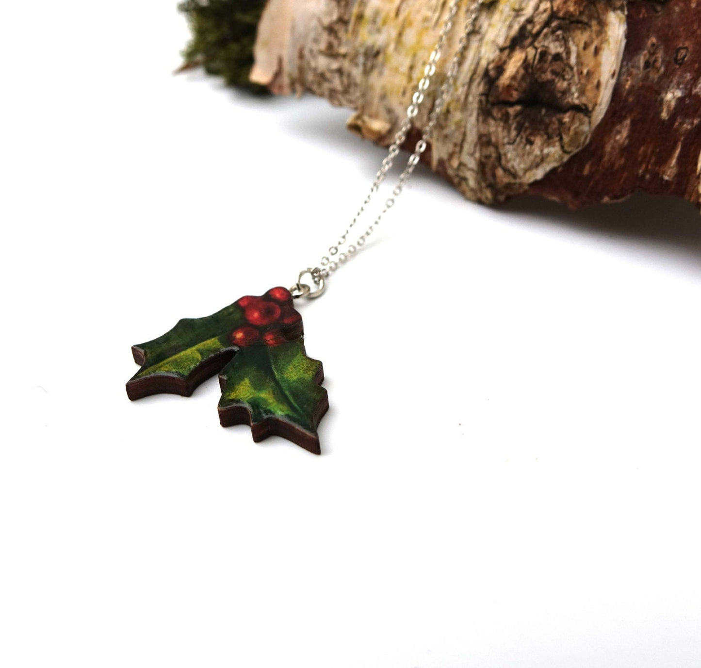 Holly earrings and necklace