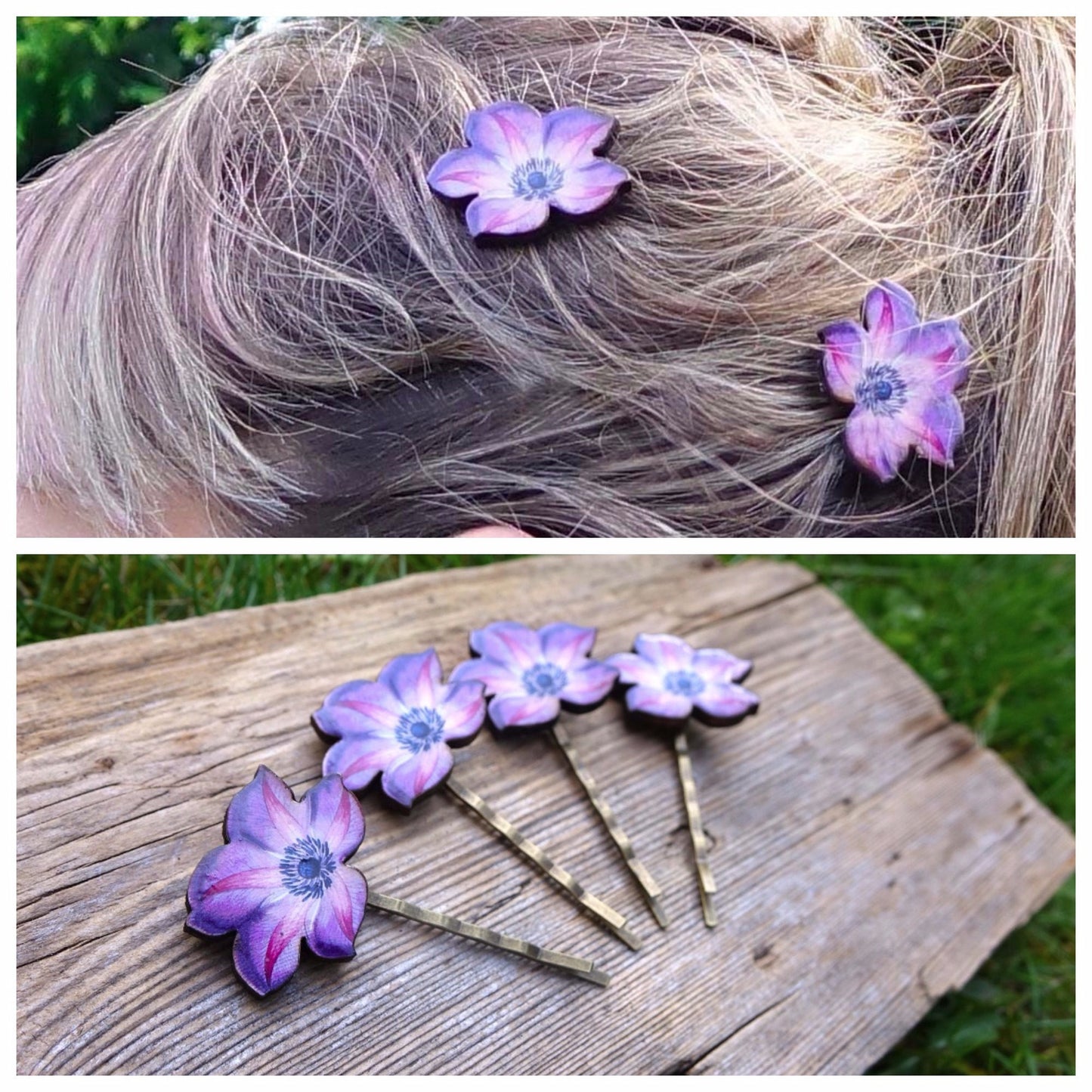Clematis hairpins