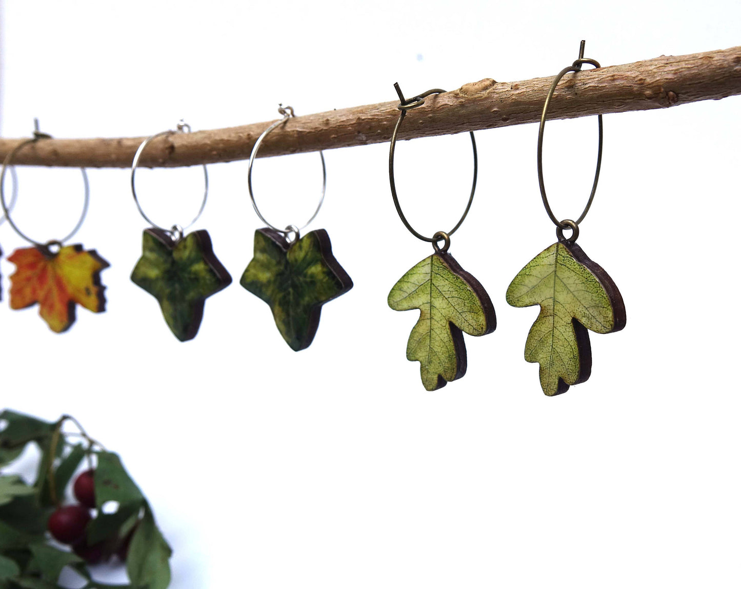 Leaf earrings