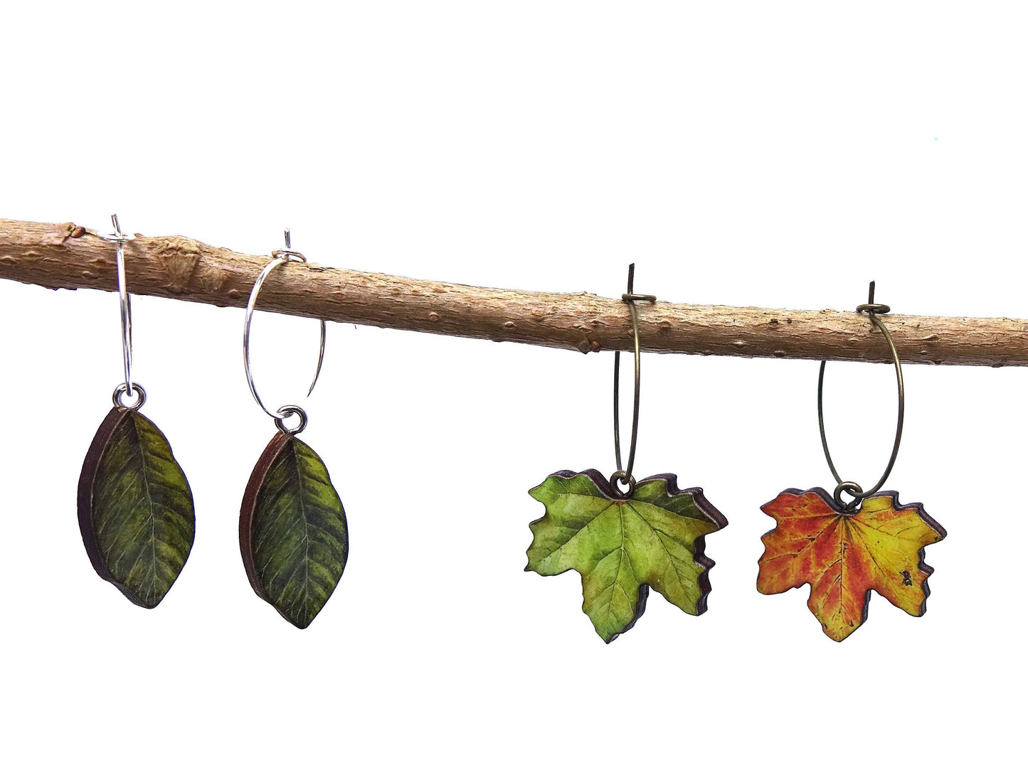 Leaf earrings