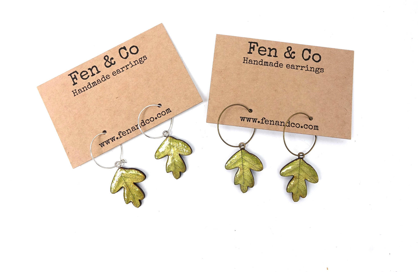 Leaf earrings