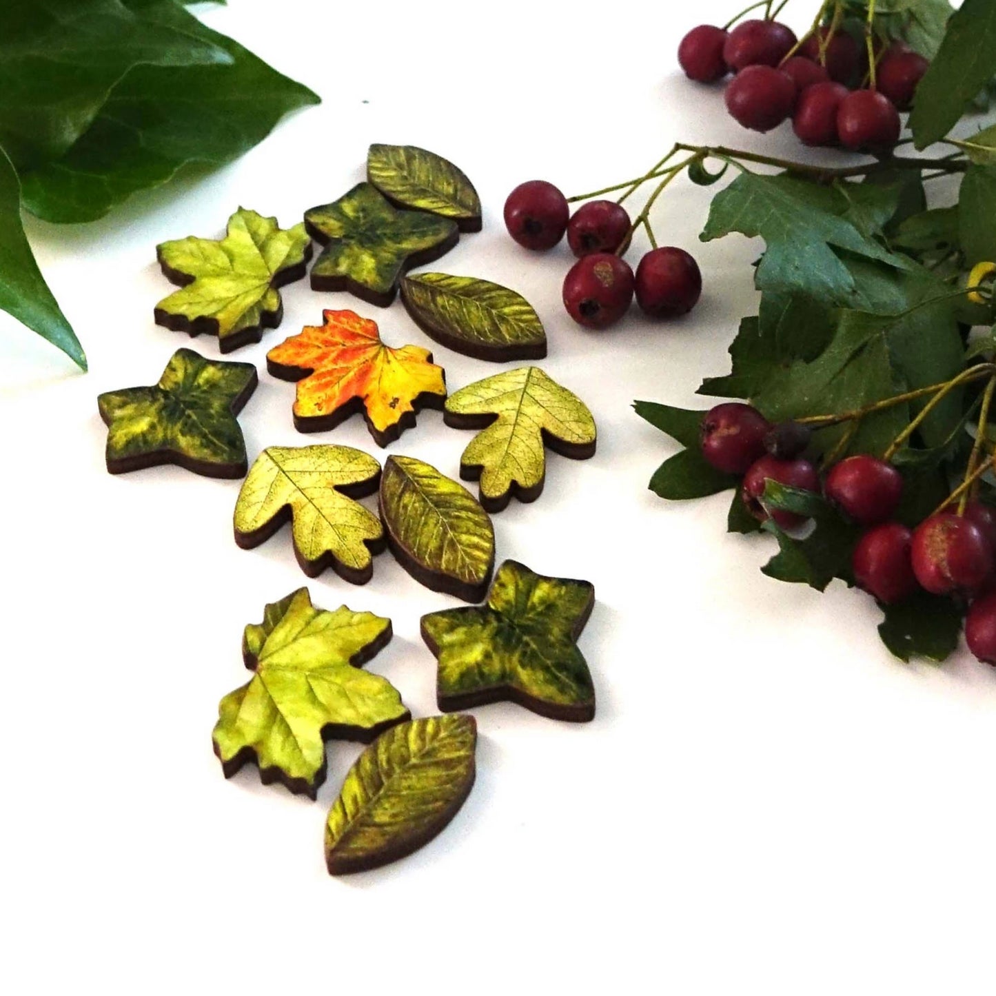 Leaf earrings