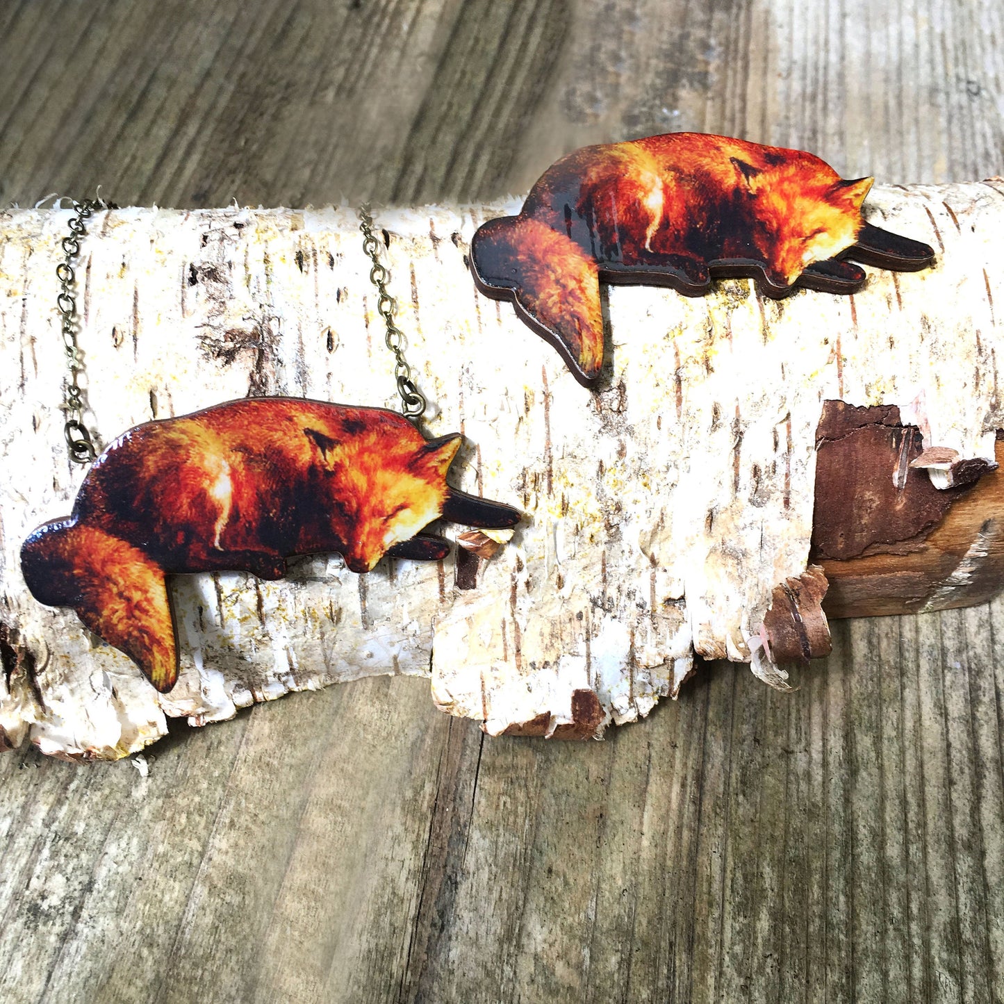 Sleeping Fox necklace