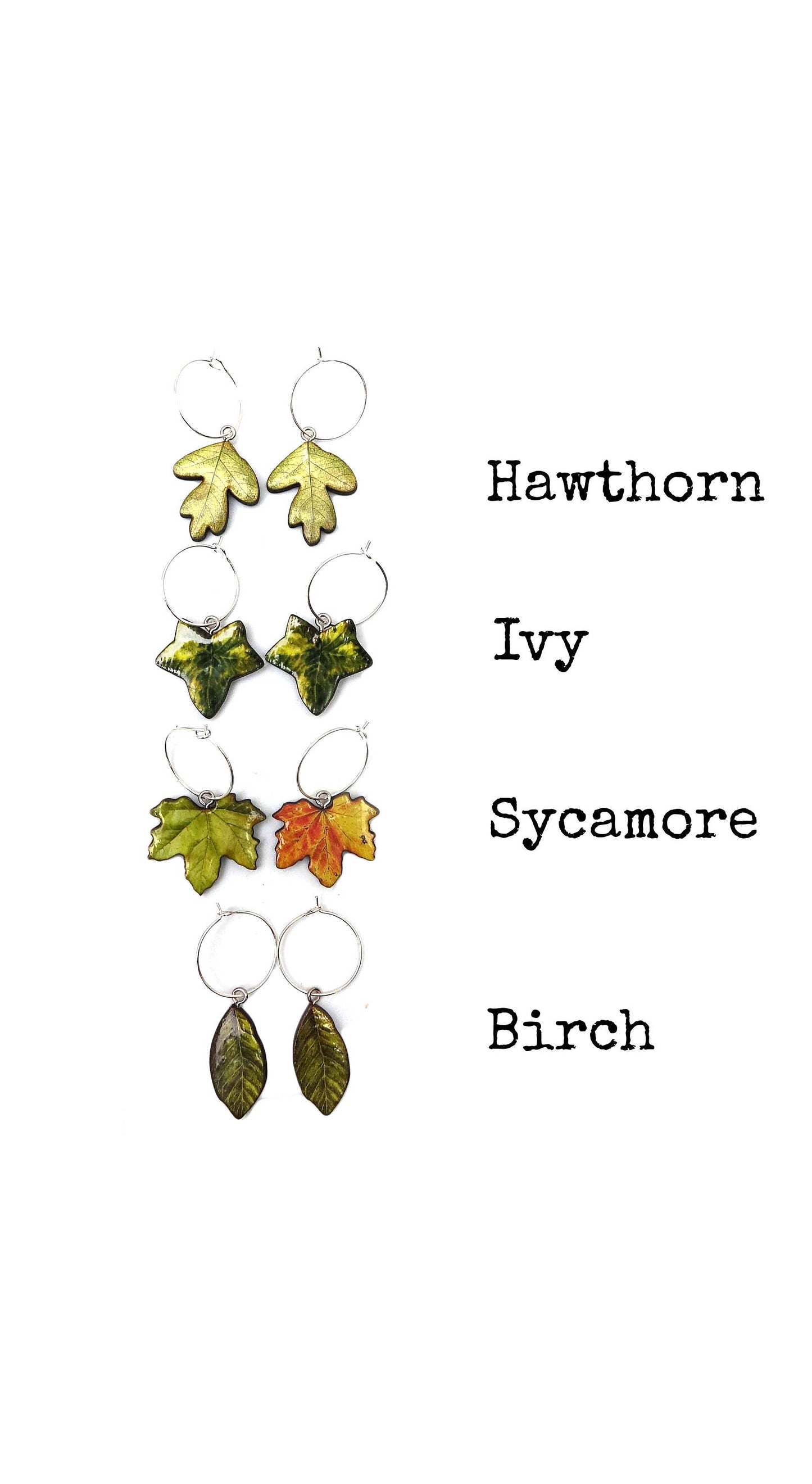 Leaf earrings