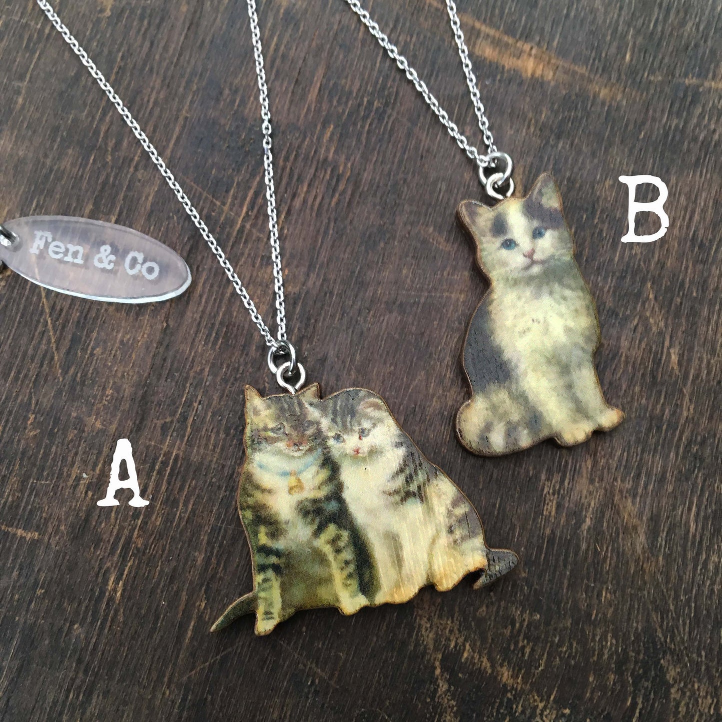 Kitten necklace