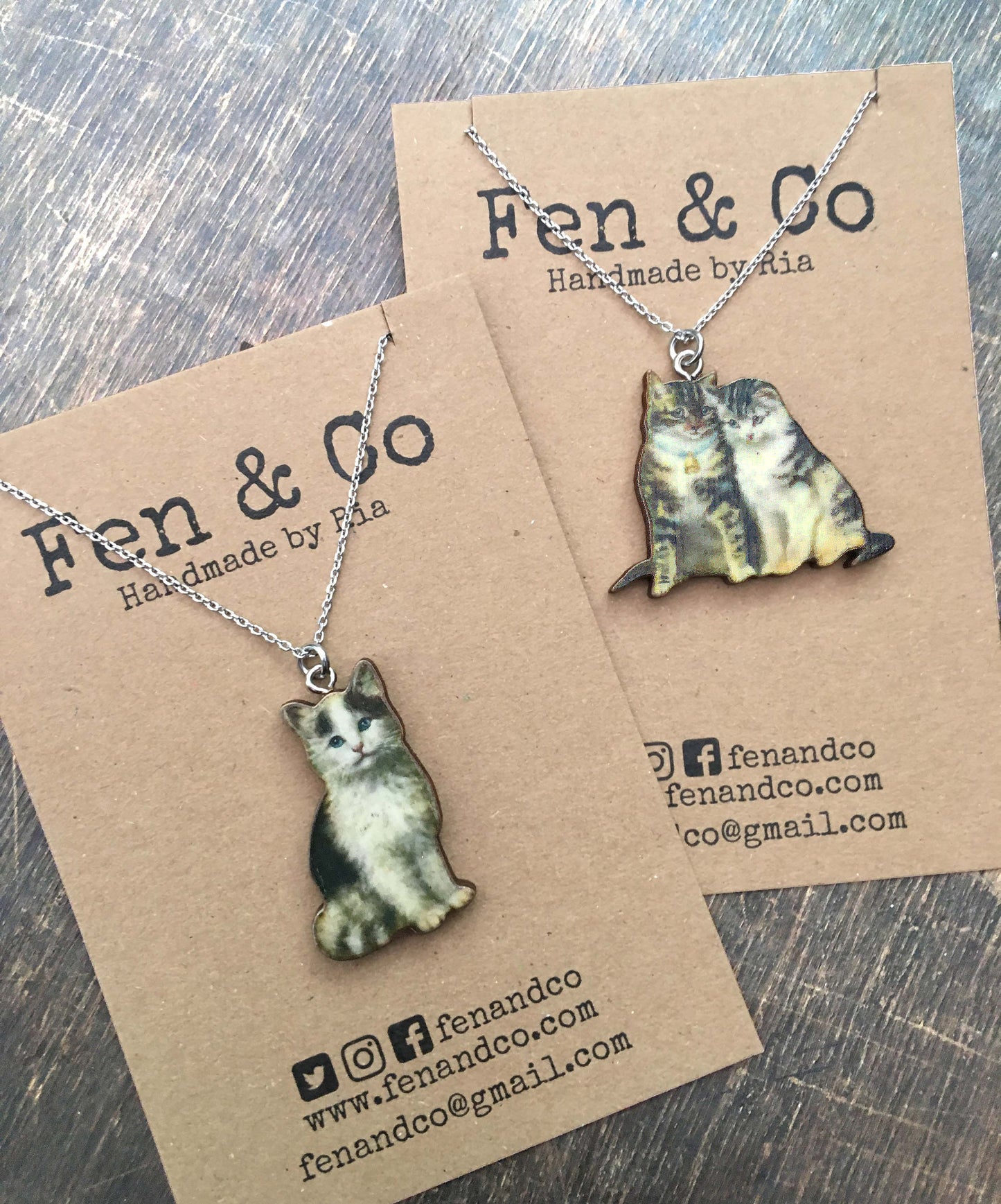 Kitten necklace