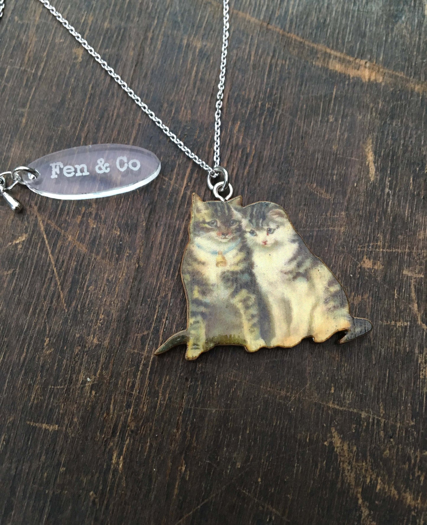 Kitten necklace