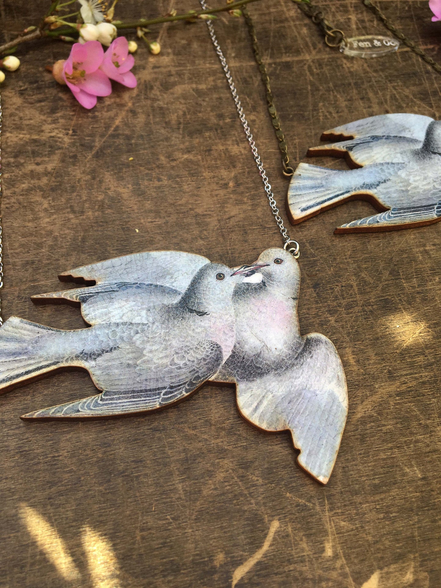 Love dove necklace