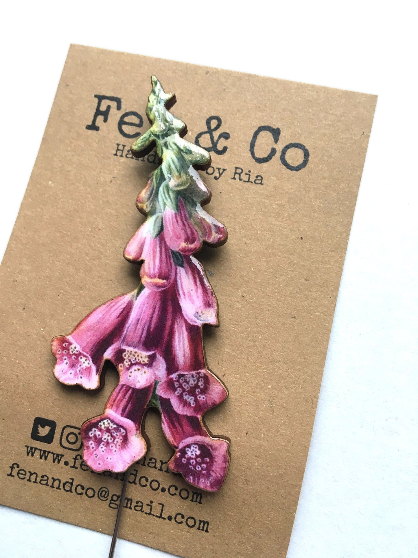 Foxglove earrings