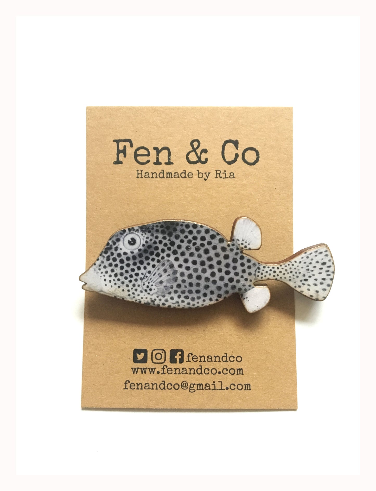 Fish brooch