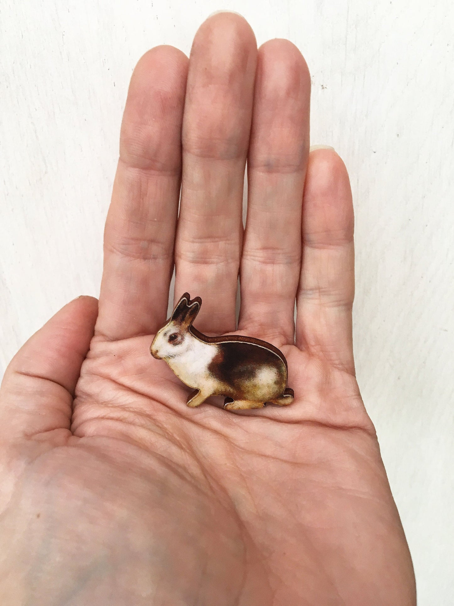 Bunny lapel pin