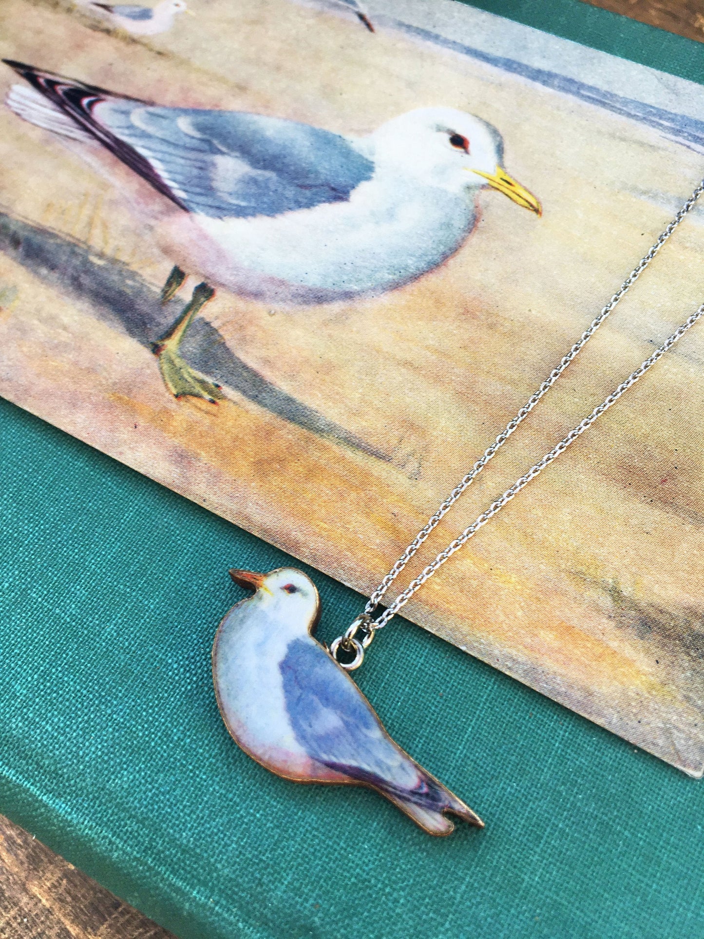 Seagull necklace