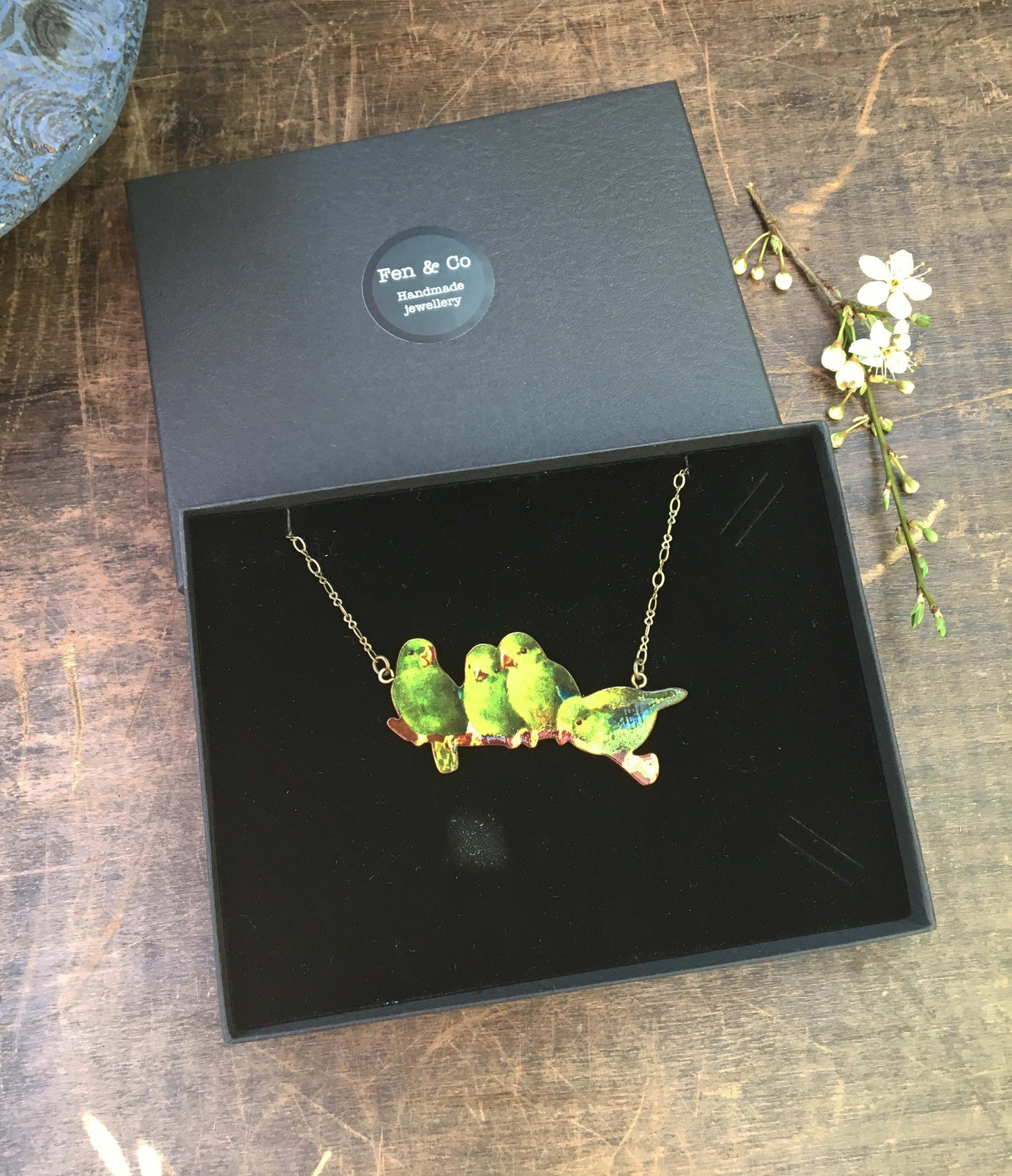 Love dove necklace