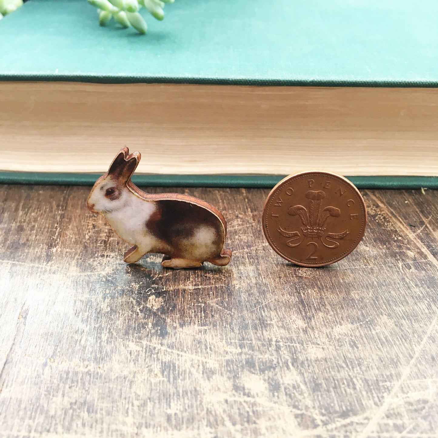 Bunny lapel pin