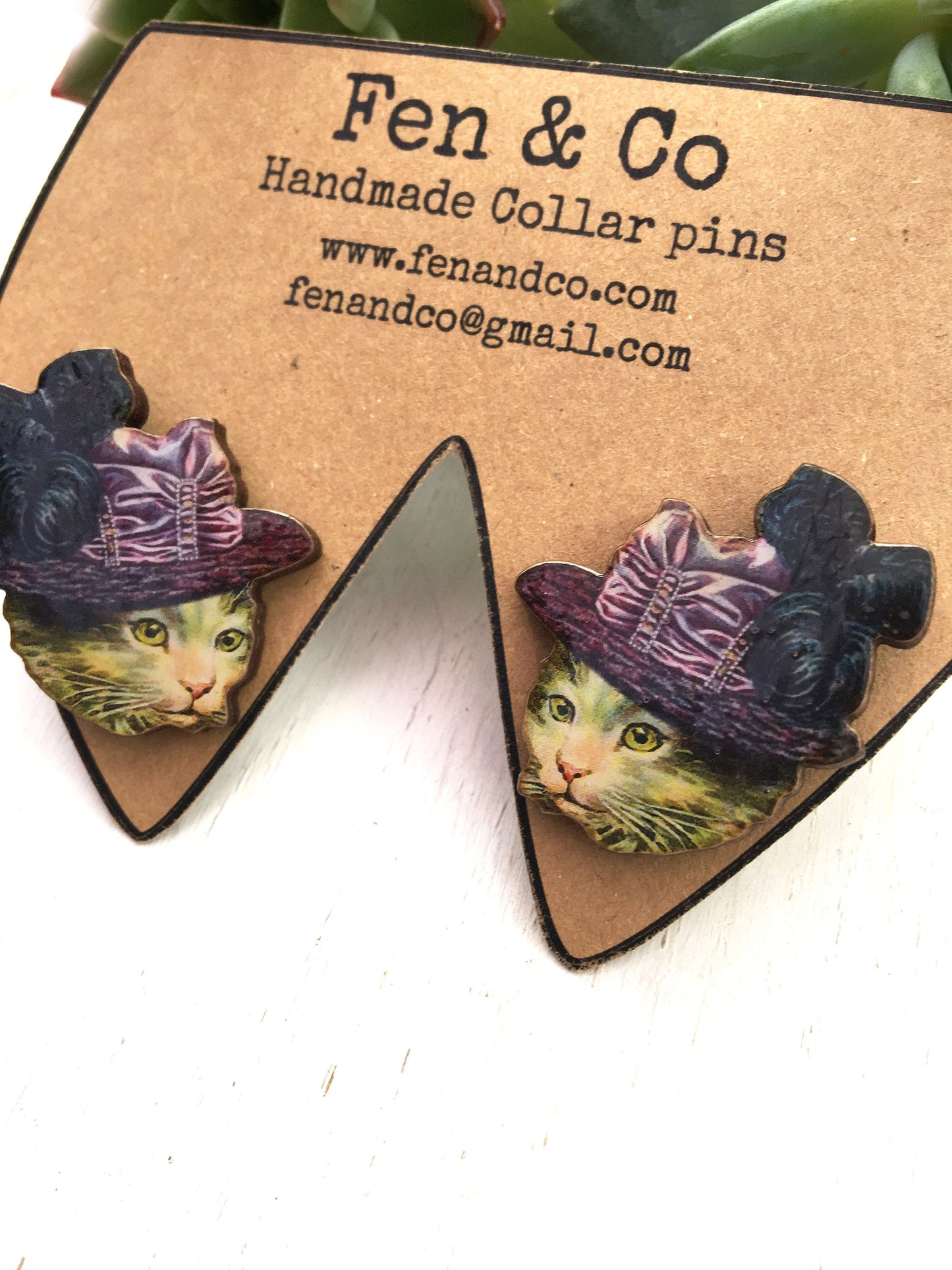 Cat lapel pins