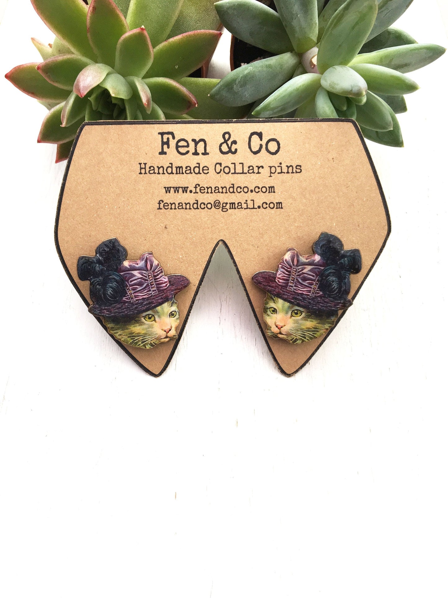 Cat lapel pins