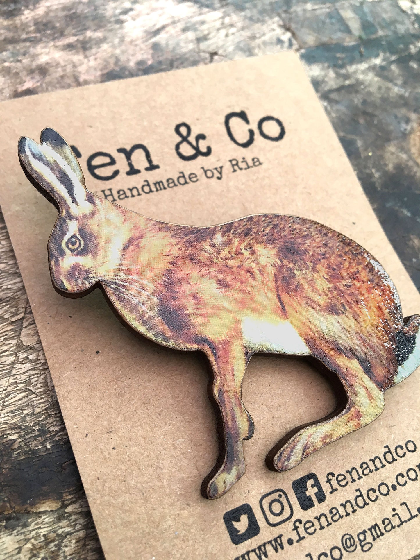 Running hare jewellery