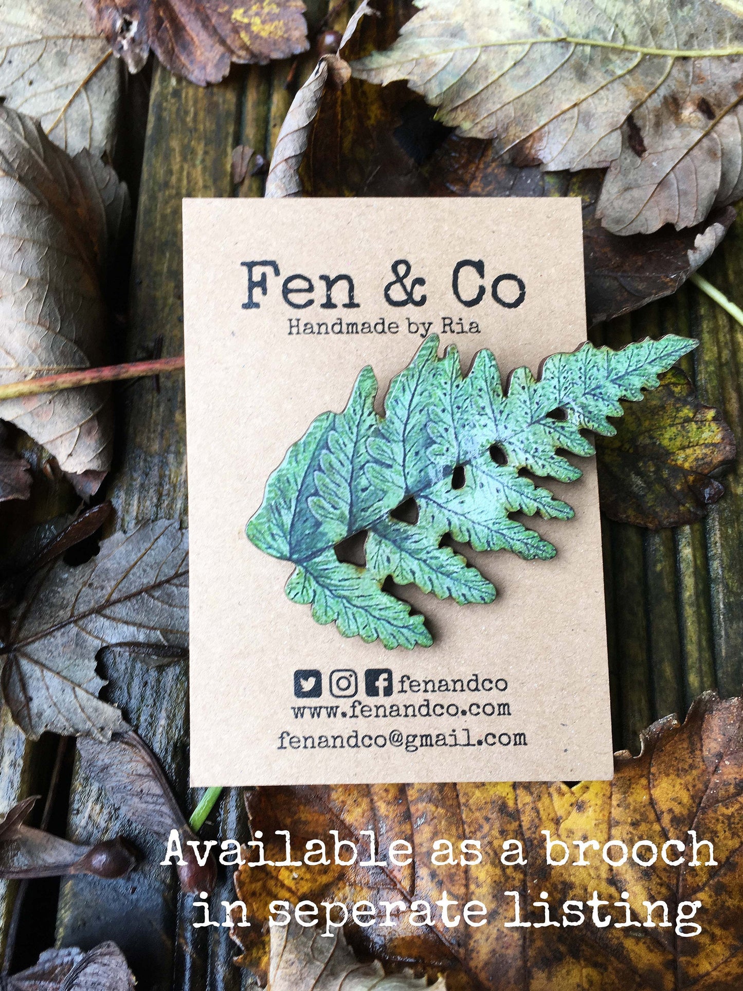 Fern necklace