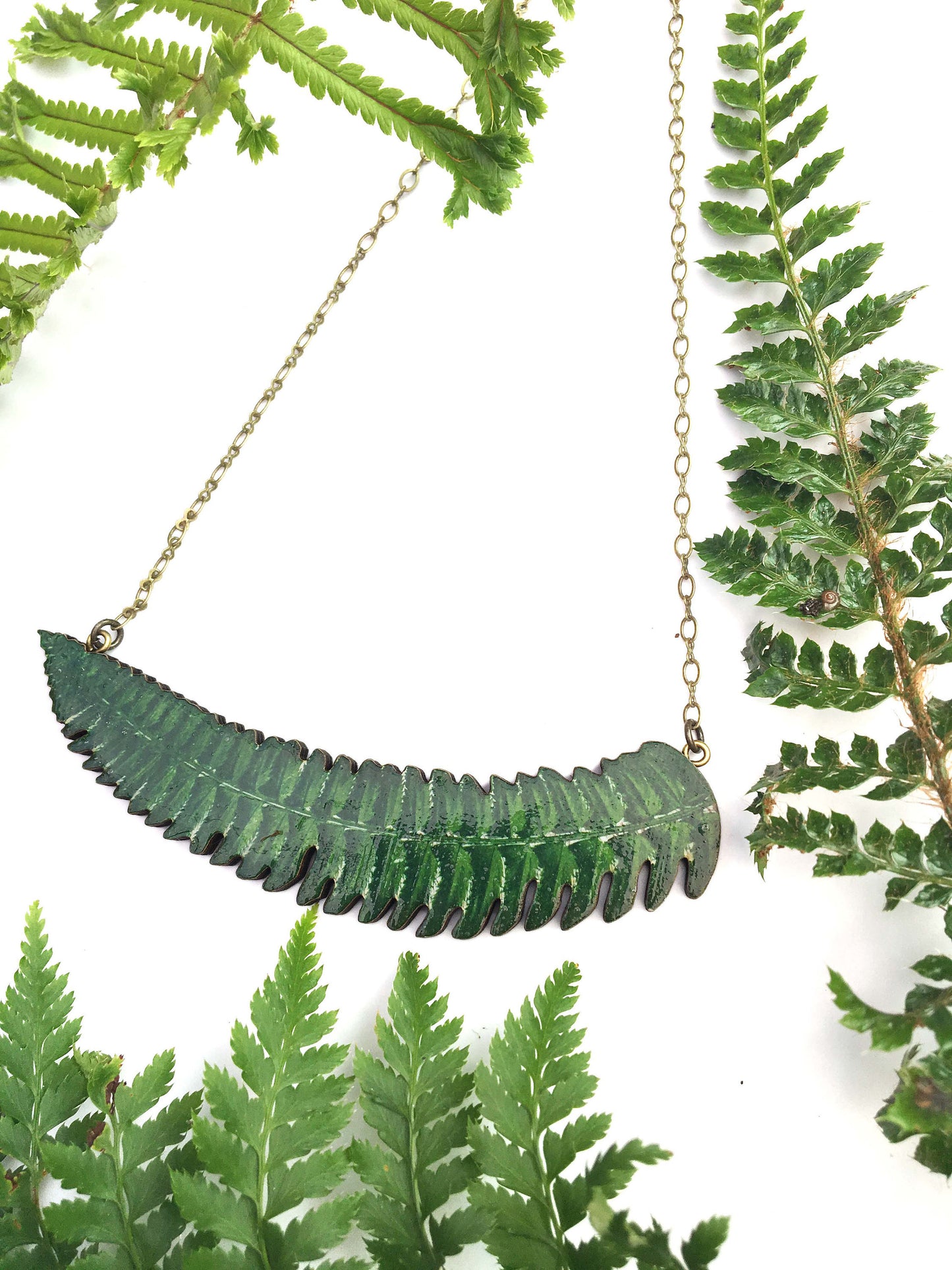 Fern necklace