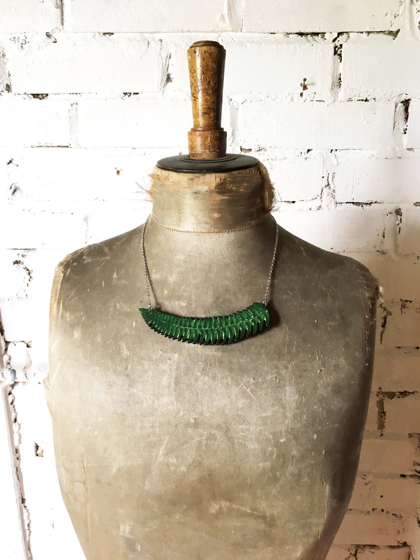 Fern necklace