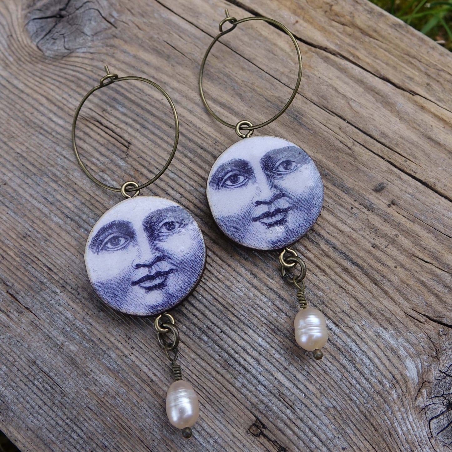Big sun earrings