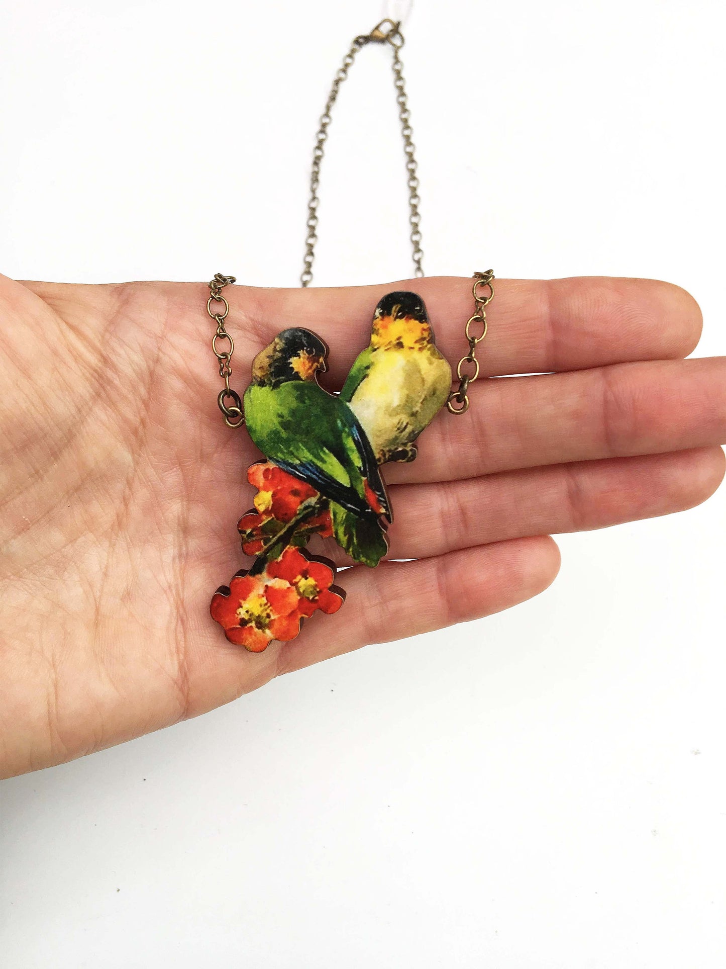 Fairy tale bird necklace