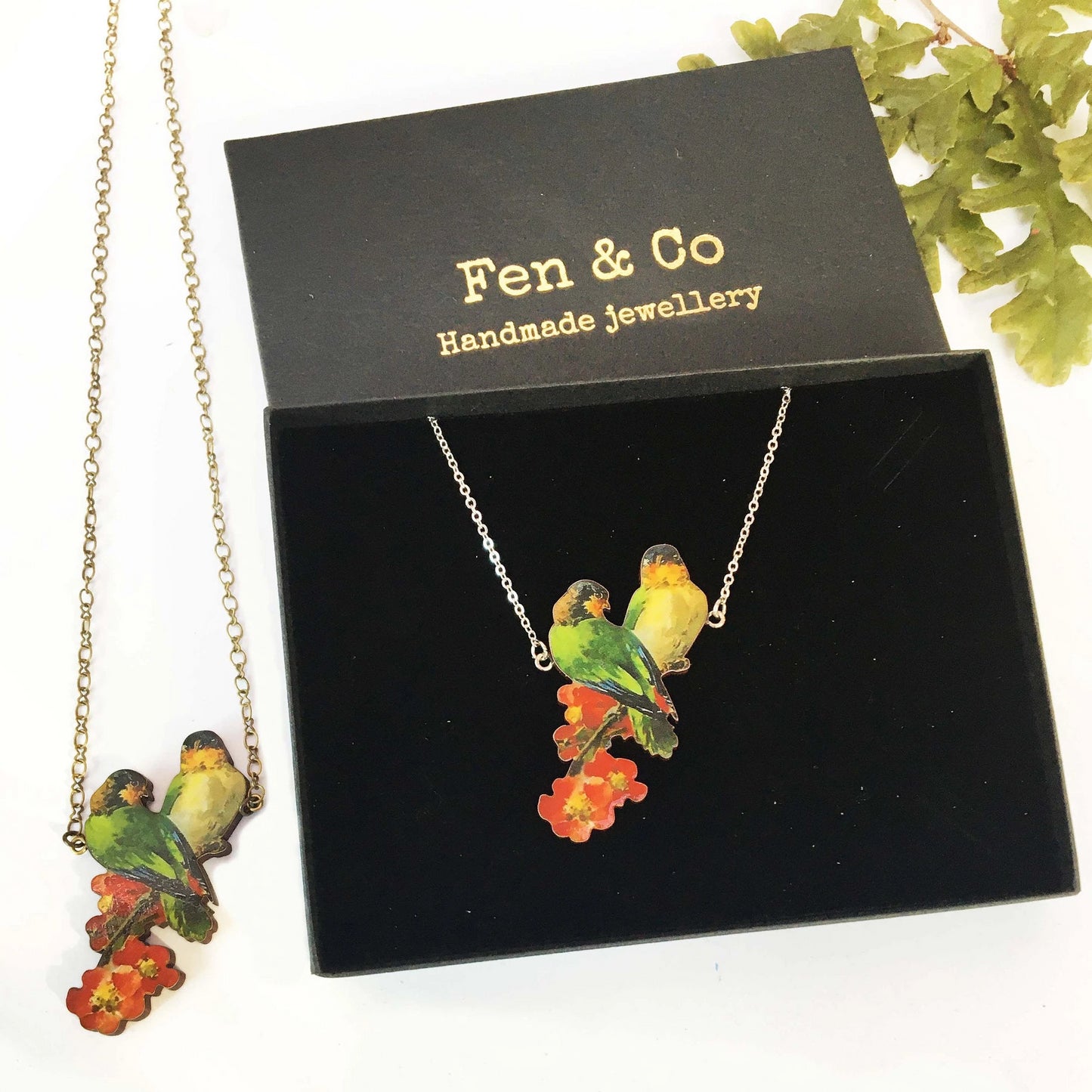 Fairy tale bird necklace