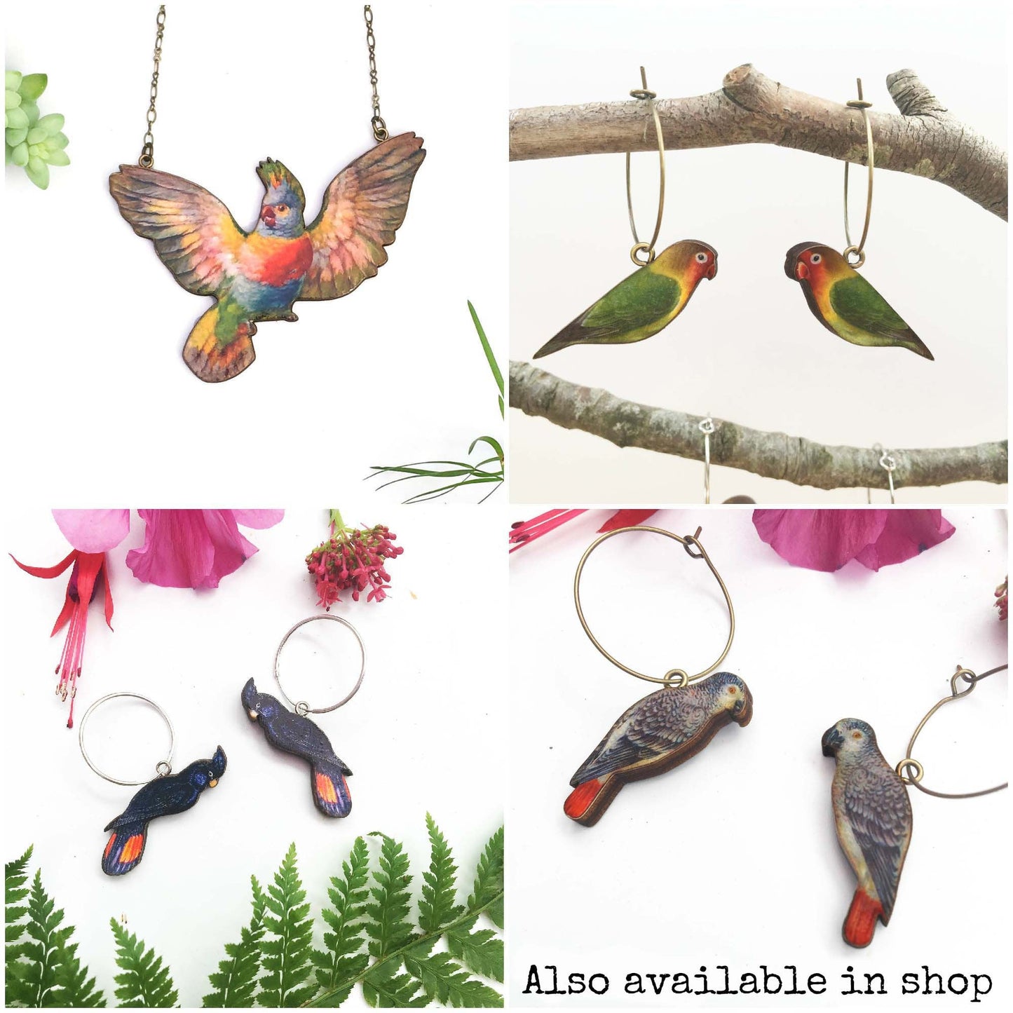 Fairy tale bird necklace