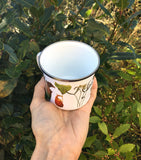 Carnivorous plant enamel mug
