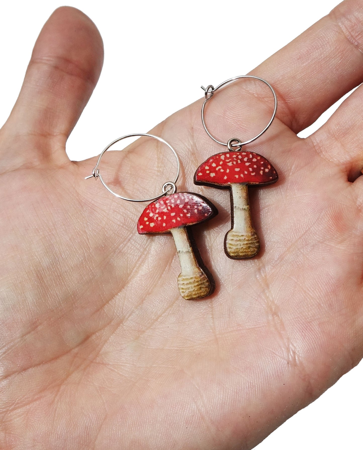 Fly Agaric earrings