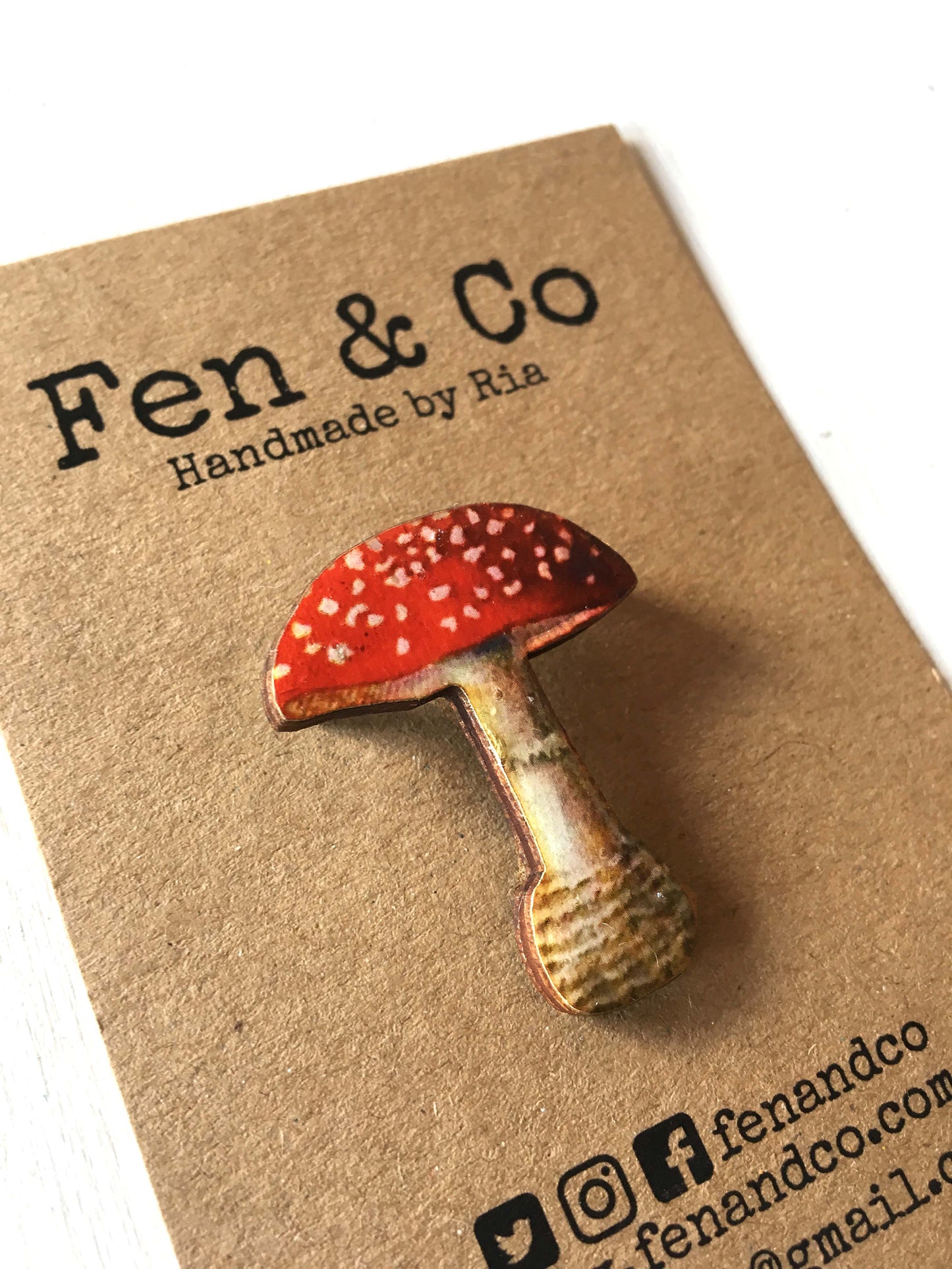 Fairy mushroom necklace
