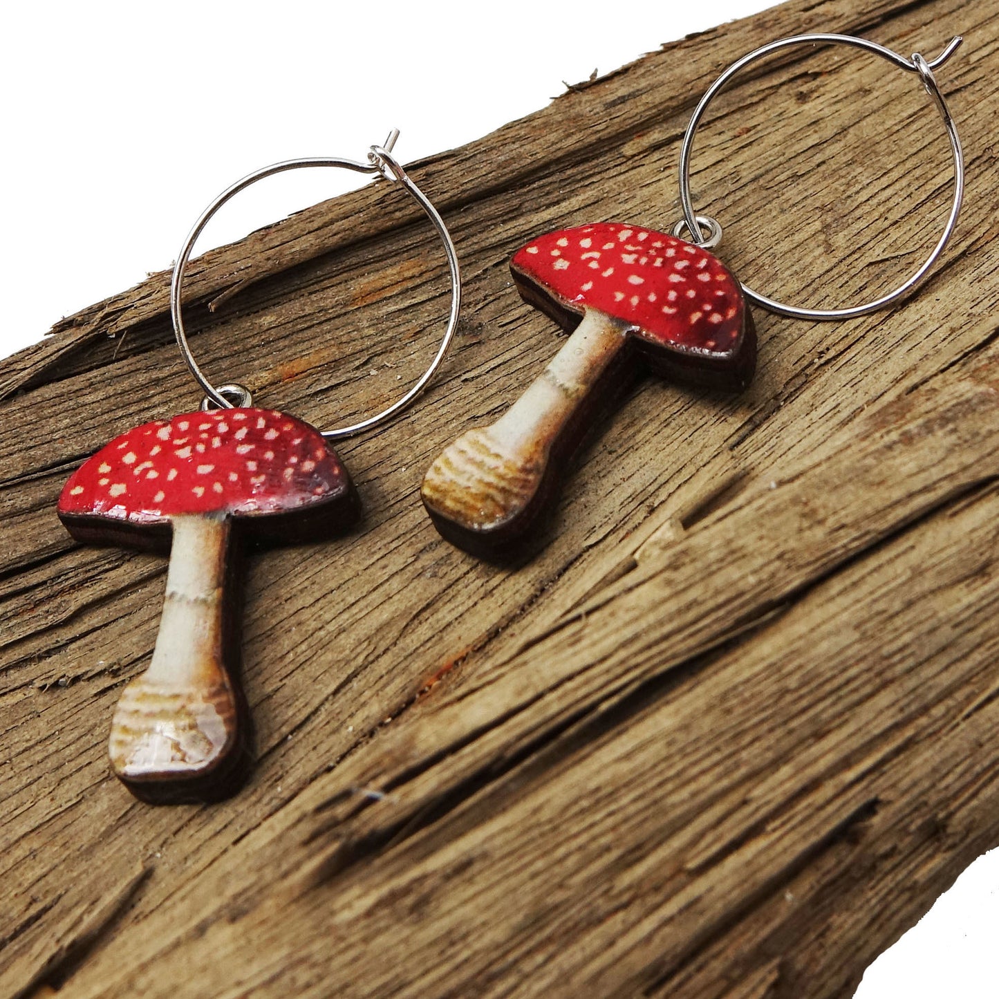 Fly Agaric earrings