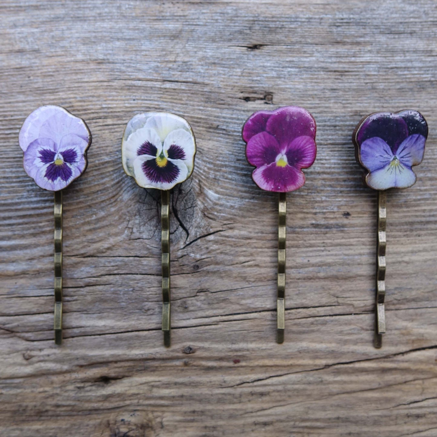 Marigold hairpins