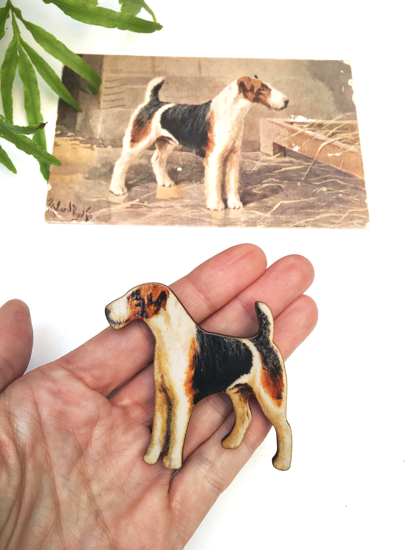 Fox Terrier brooch OR necklace