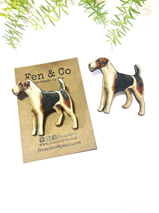 Fox Terrier brooch OR necklace