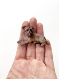 Yorkshire terrier brooch, small dog brooch