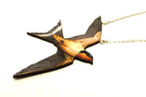 Flying swallow necklace
