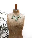 Tropical leaf necklace