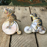 Whimsical cat or dog brooch